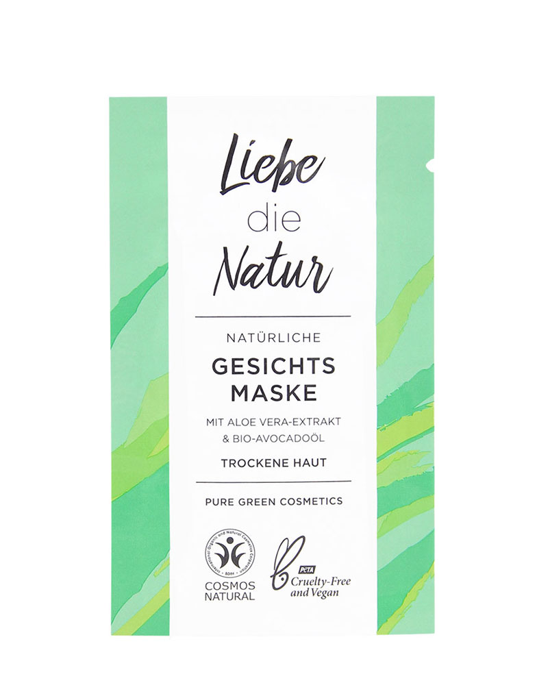 Natürliche Gesichtsmaske Aloe Vera (8 ml)