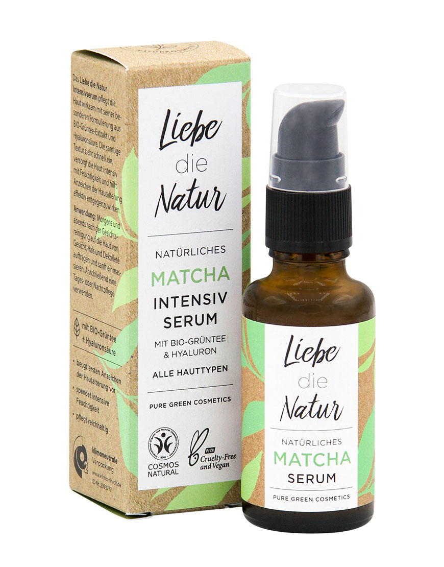 Natürliches Intensivserum Matcha (30 ml)