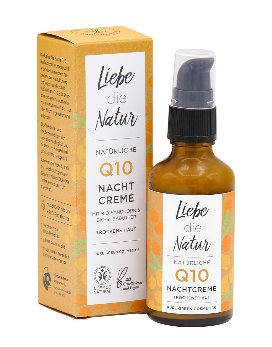 Natürliche Nachtcreme Q10 (50 ml)