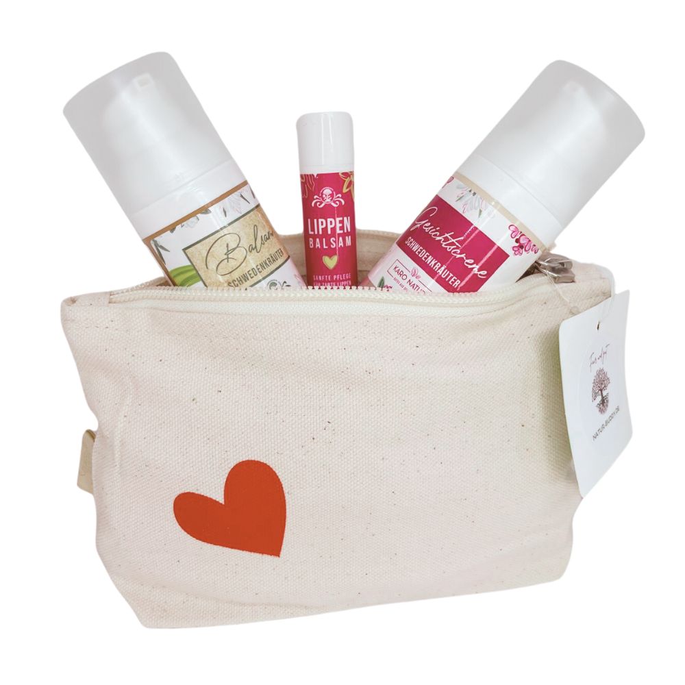 Schwedenkäuter Power - Geschenkset - Schwedenkräuter Balsam, Schwedenkräuter Gesichtscreme und Lippenbalsam