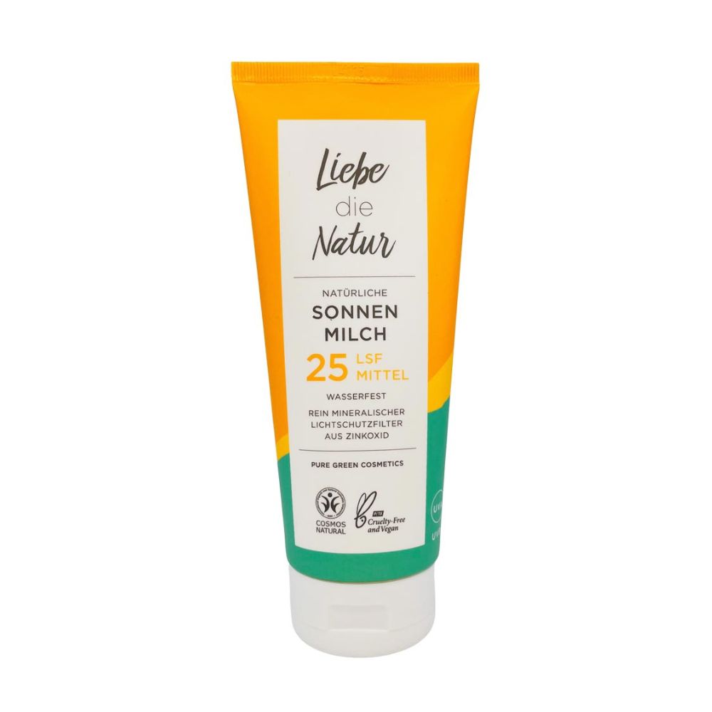 Natürliche Sonnenmilch LSF 25 - 200ml -Liebe die Natur