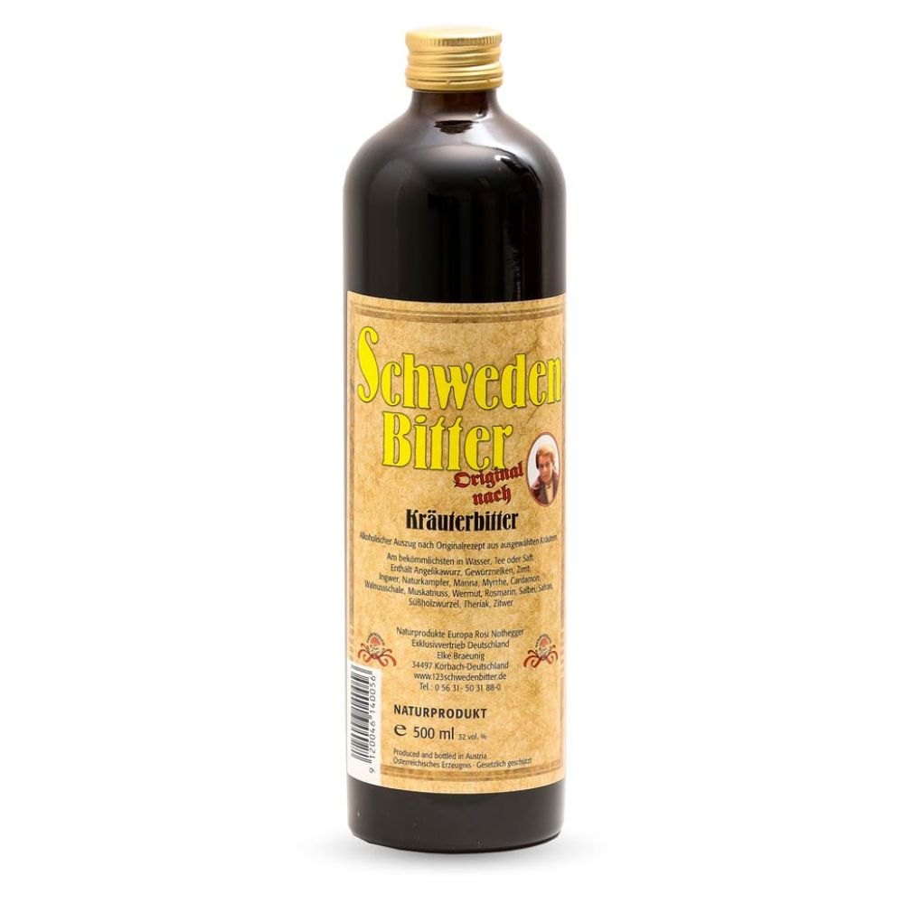 Schwedenbitter klasisch mit Alkohol  vol. 32% (500ml)